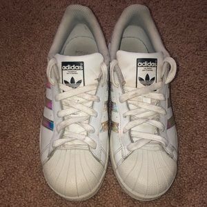 Iridescent Adidas Sneakers